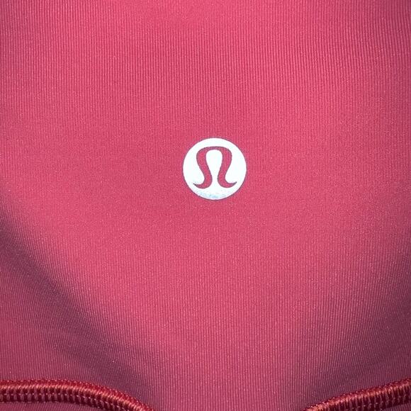 LuluLemon Wunder Under High Rise Tight Full-On Luxtreme Size 4 Chianti - Picture 4 of 7